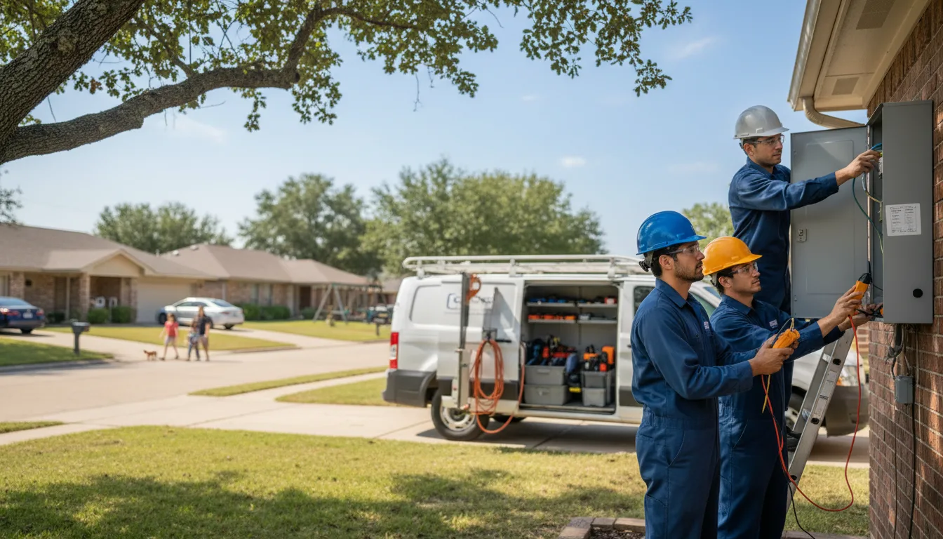 Certified electrician providing emergency electrical services in Lampasas, TX